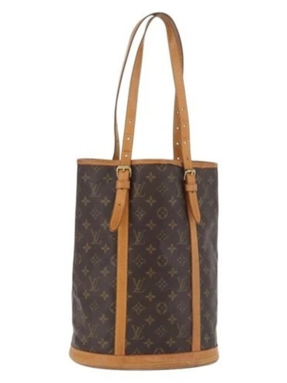 LOUIS VUITTON Monogram Bucket GM Shoulder Bag M42236 LV Auth 173896